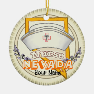 Adorno De Cerámica Enfermera de Nevada