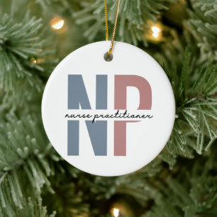 Adorno De Cerámica Enfermera Profesional Enfermero de enfermería NP 