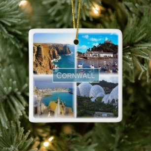 Adorno De Cerámica ENG028 CORNWALL, Inglaterra, Europa, Fridge Magnet