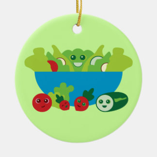 Adorno De Cerámica Ensalada Cuta