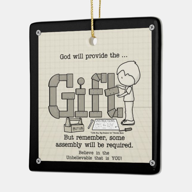 Adorno De Cerámica Ensamblado requerido (Izquierda)