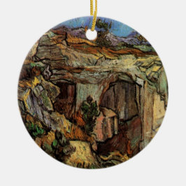 Adorno De Cerámica Entrada a Quarry, Saint-Remy por Vincent van Gogh