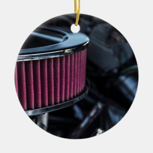 Adorno De Cerámica Entrada de aire cromada (Frente)