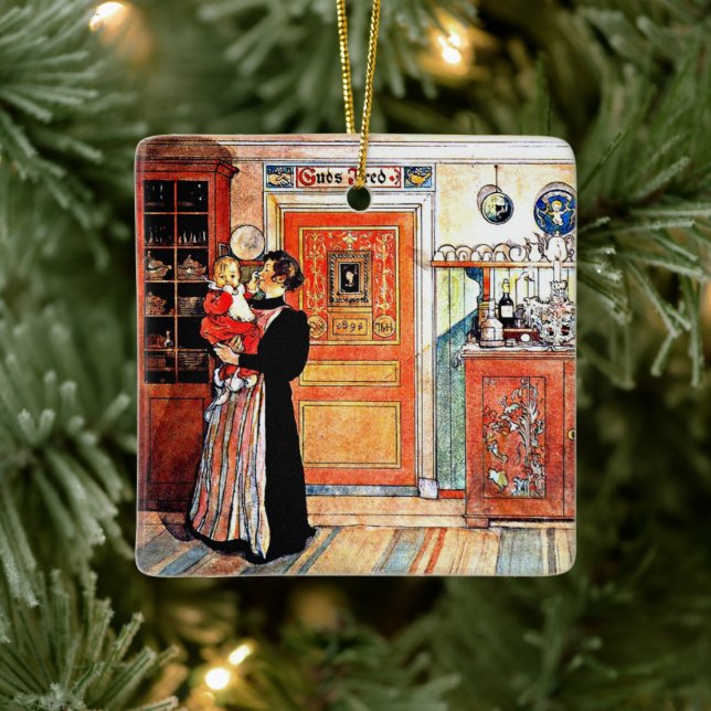 Adorno De Cerámica Entre Navidades y Nuevo Aco, (Árbol)