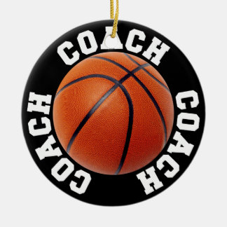 Adorno De Cerámica Entrenador de baloncesto