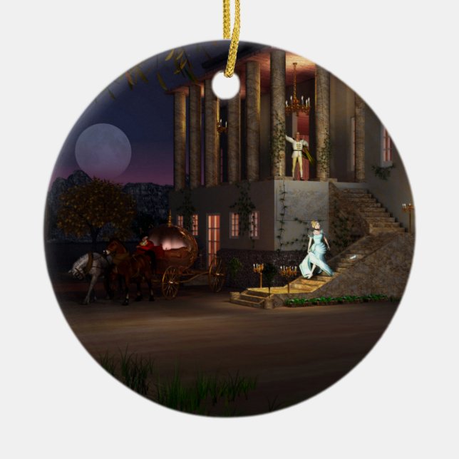 Adorno De Cerámica Entrenador de Cenicienta (Frente)