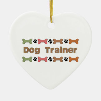 Adorno De Cerámica Entrenador de perros