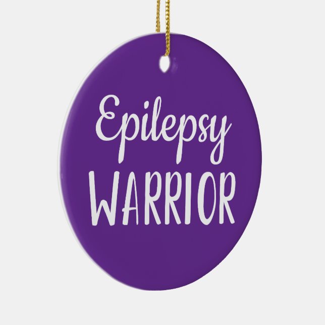 Adorno De Cerámica Epilepsy Warrior (Derecha)