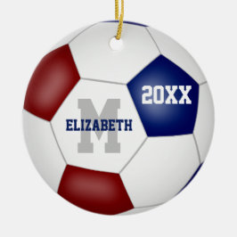 Adorno De Cerámica Equipo azul marrón de colores keepsake soc