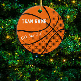 Adorno De Cerámica Equipo de baloncesto de personalizable