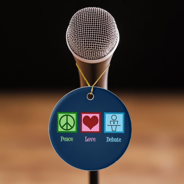 Adorno De Cerámica Equipo de debate sobre amor por la paz (Subido por el creador)