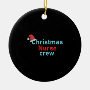 Adorno De Cerámica Equipo de enfermería de navidades