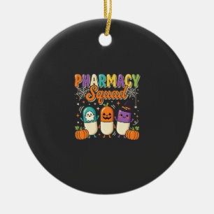 Adorno De Cerámica Equipo de Farmacia Diseño de Pastillas Fantasmales
