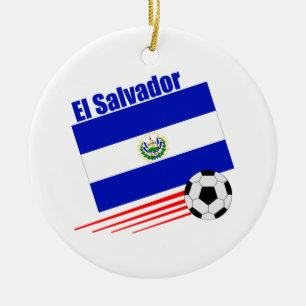 Adorno De Cerámica Equipo de fútbol de El Salvador