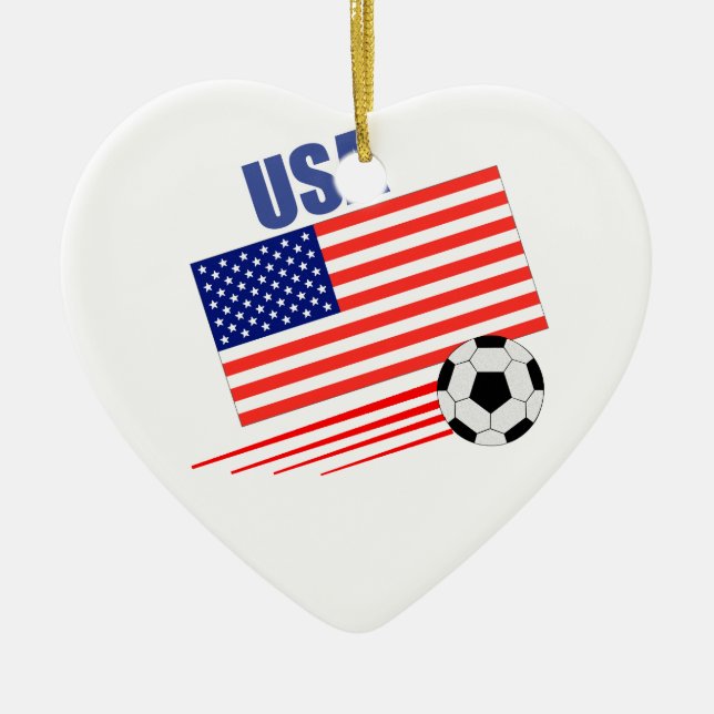 Adorno De Cerámica Equipo de fútbol de Estados Unidos (Frente)