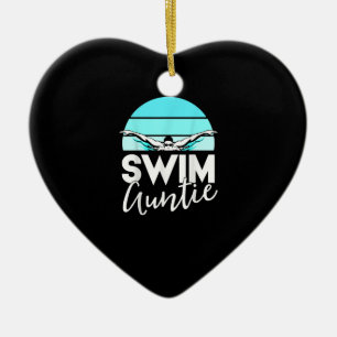 Adorno De Cerámica Equipo De Natación Tía Tía Nefew Regalo De Bañera