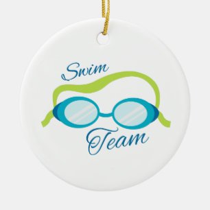 Adorno De Cerámica Equipo Swim