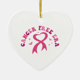 Adorno De Cerámica Era libre de cáncer