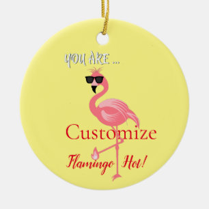 Adorno De Cerámica Eres Flamingo Caliente Thunder_Cove