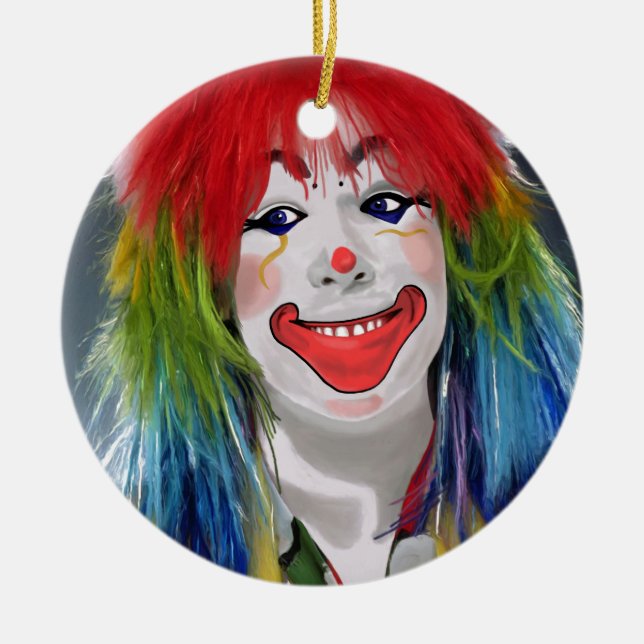 Adorno De Cerámica Eres mi payaso favorito (Frente)