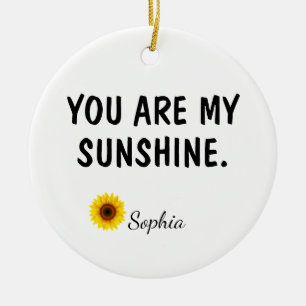 Adorno De Cerámica Eres mi regalo de hija Sunshine