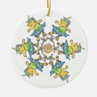 Adorno De Cerámica Erizos del baile