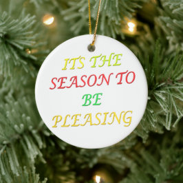 Adorno De Cerámica Es el color mixto del logotipo de los Navidades de