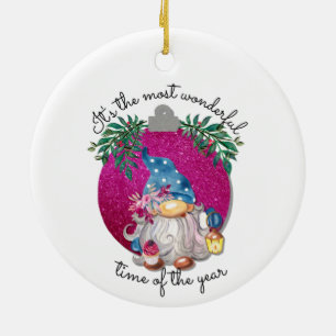 Adorno De Cerámica Es el momento más maravilloso - Cute Gnome Citas 