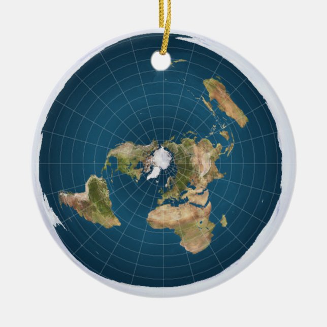 Adorno De Cerámica Es Flat.  No, De Verdad. (Frente)