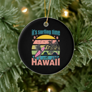 Adorno De Cerámica Es hora de hacer surf - Hawái