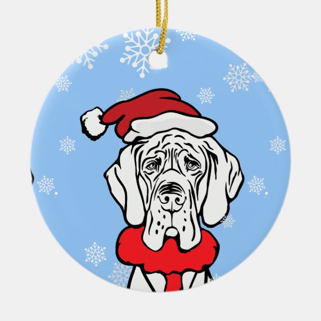 Adorno De Cerámica Es hora de los Navidades (Frente)