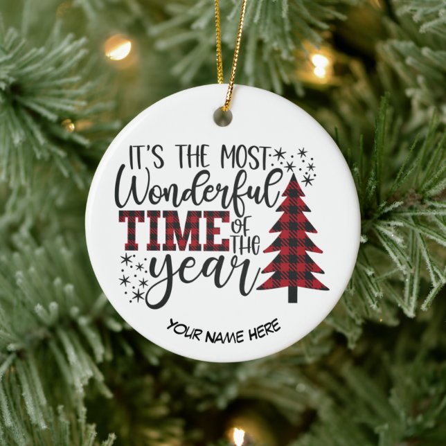 Adorno De Cerámica Es la época más maravillosa del año (Árbol)