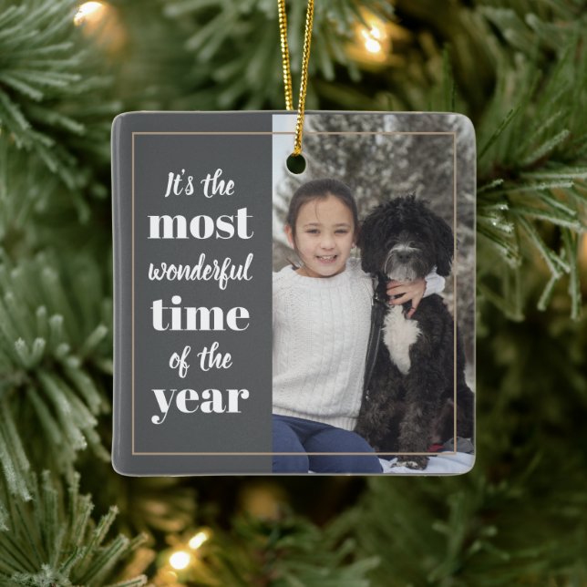 Adorno De Cerámica Es la época más maravillosa del año (Árbol)