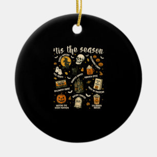 Adorno De Cerámica Es la Temporada Sombrero de Santa Retro Vintage 