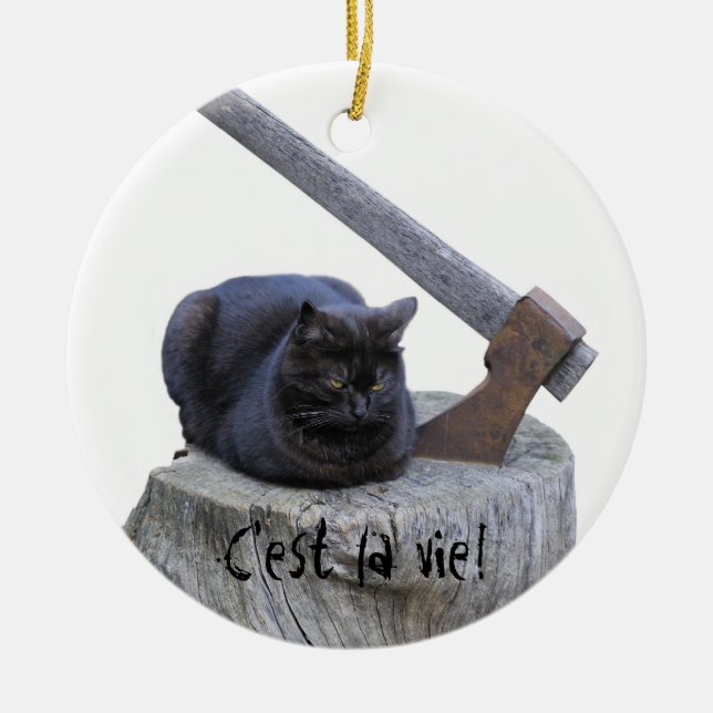 Adorno De Cerámica ¡Es la vida! (Frente)