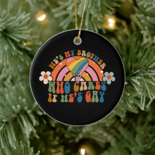 Adorno De Cerámica Es mi hermano que se preocupa si es Groovy, un org