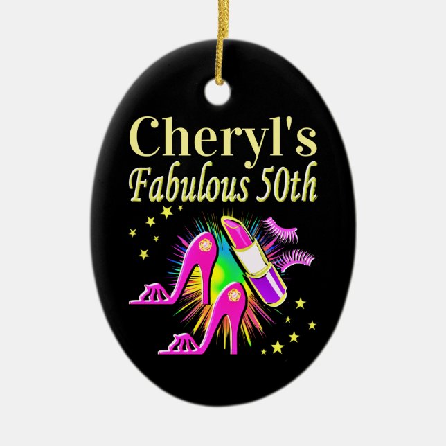 ADORNO DE CERÁMICA ES TU FABULOSO DISEÑO PERSONALIZADO 50 (Frente)