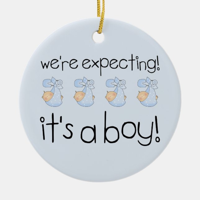 Adorno De Cerámica Es un chico (Frente)