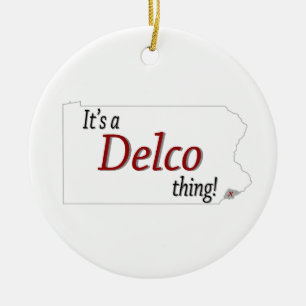 Adorno De Cerámica Es una cosa de Delco (R)