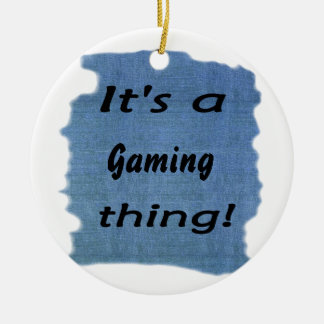 Adorno De Cerámica ¡Es una cosa del juego!