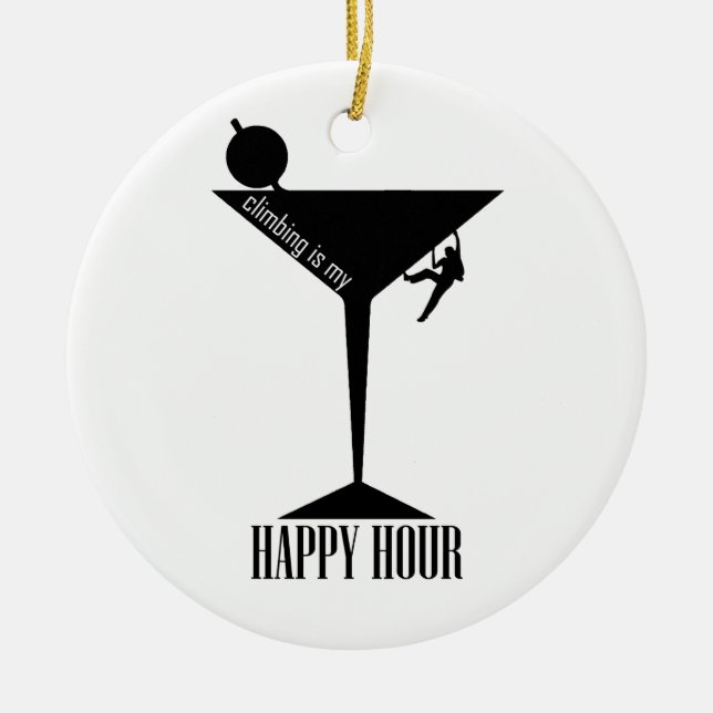 Adorno De Cerámica Escalar es mi Hora Feliz (Frente)