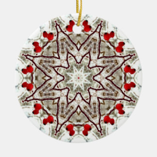 Adorno De Cerámica Escaramujos en el hielo