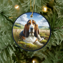 Escena encantadora de Basset Hound