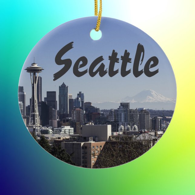 Adorno De Cerámica Escenario de Seattle Washington (Subido por el creador)