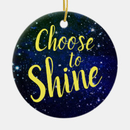 Adorno De Cerámica Escoja entre brillar estrellas Cosmos