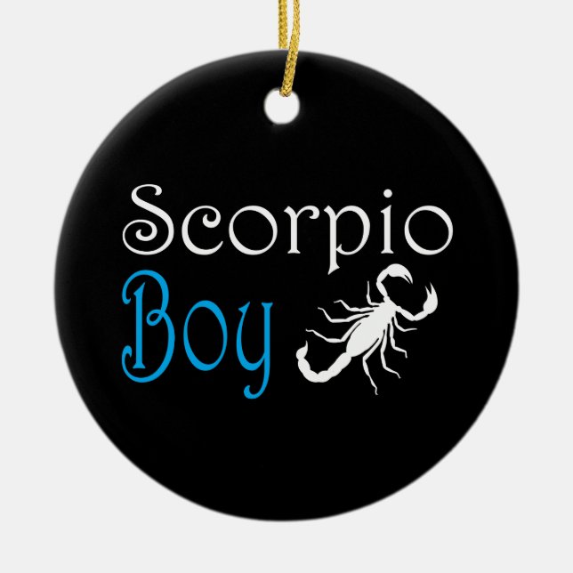 Adorno De Cerámica Escorpio (Frente)