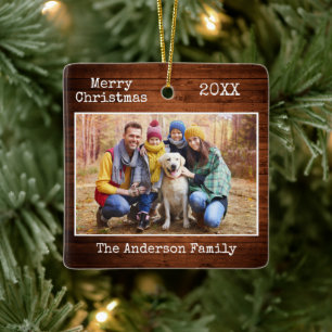 Adorno De Cerámica Escritura de máquina Texto Feliz Navidad - Famili