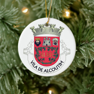 Adorno De Cerámica Escudo de armas de Alcoutim, Portugal
