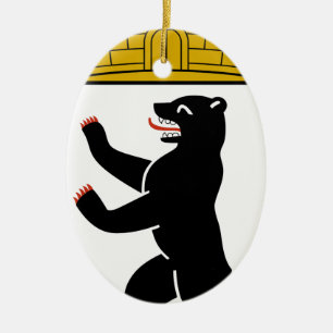 Adorno De Cerámica Escudo de armas de Berlín (Alemania)