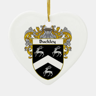 Adorno De Cerámica Escudo de armas de Buckley/escudo de la familia